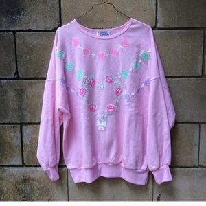 Kawaii pink sweatshirt